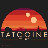 Tatooine Retro Sunset Logo EST 1977 Hat thumb 2