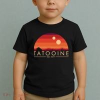 Tatooine Retro Sunset Logo EST 1977 Toddler T-Shirt thumb 2