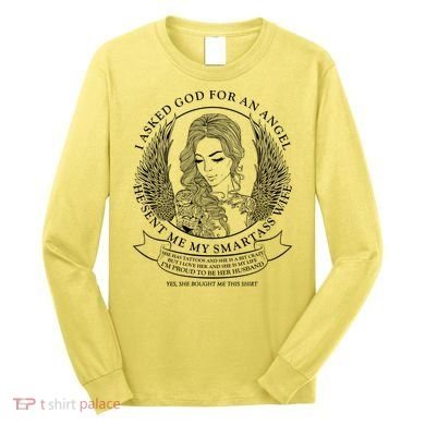 Tattoo Angel Wife Long Sleeve Shirt
