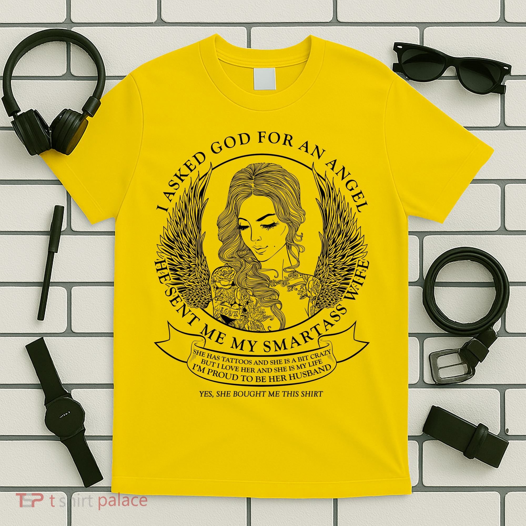 Tattoo Angel Wife T-Shirt