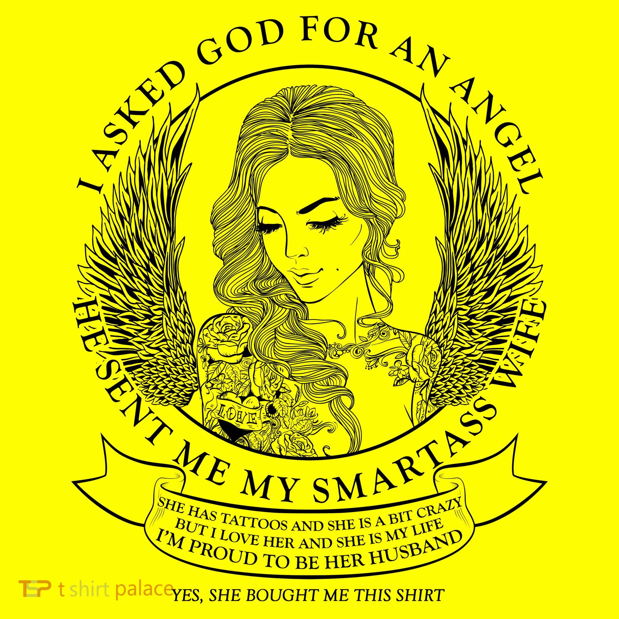 Tattoo Angel Wife T-Shirt