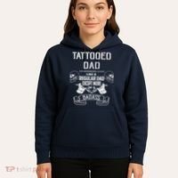 Tattooed Dad Like A Regular Dad Except More Of A Badass Hoodie thumb 5
