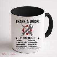 Thank A Union! Coffee Mug thumb 1