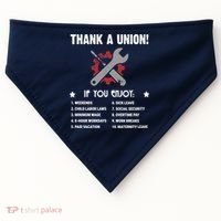 Thank A Union! USA-Made Doggie Bandana thumb 0