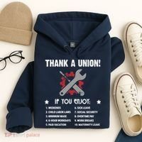 Thank A Union! Hoodie thumb 4