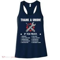 Thank A Union! Women's Tank Top thumb 0