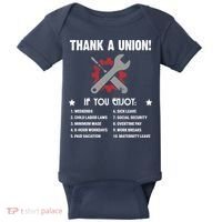 Thank A Union! Baby Bodysuit thumb 0