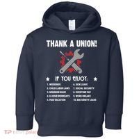 Thank A Union! Toddler Hoodie thumb 0