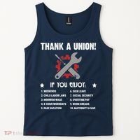 Thank A Union! Tank Top thumb 2