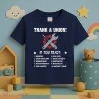 Thank A Union! Toddler T-Shirt thumb 3