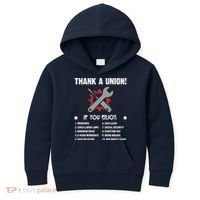 Thank A Union! Kids Hoodie thumb 0