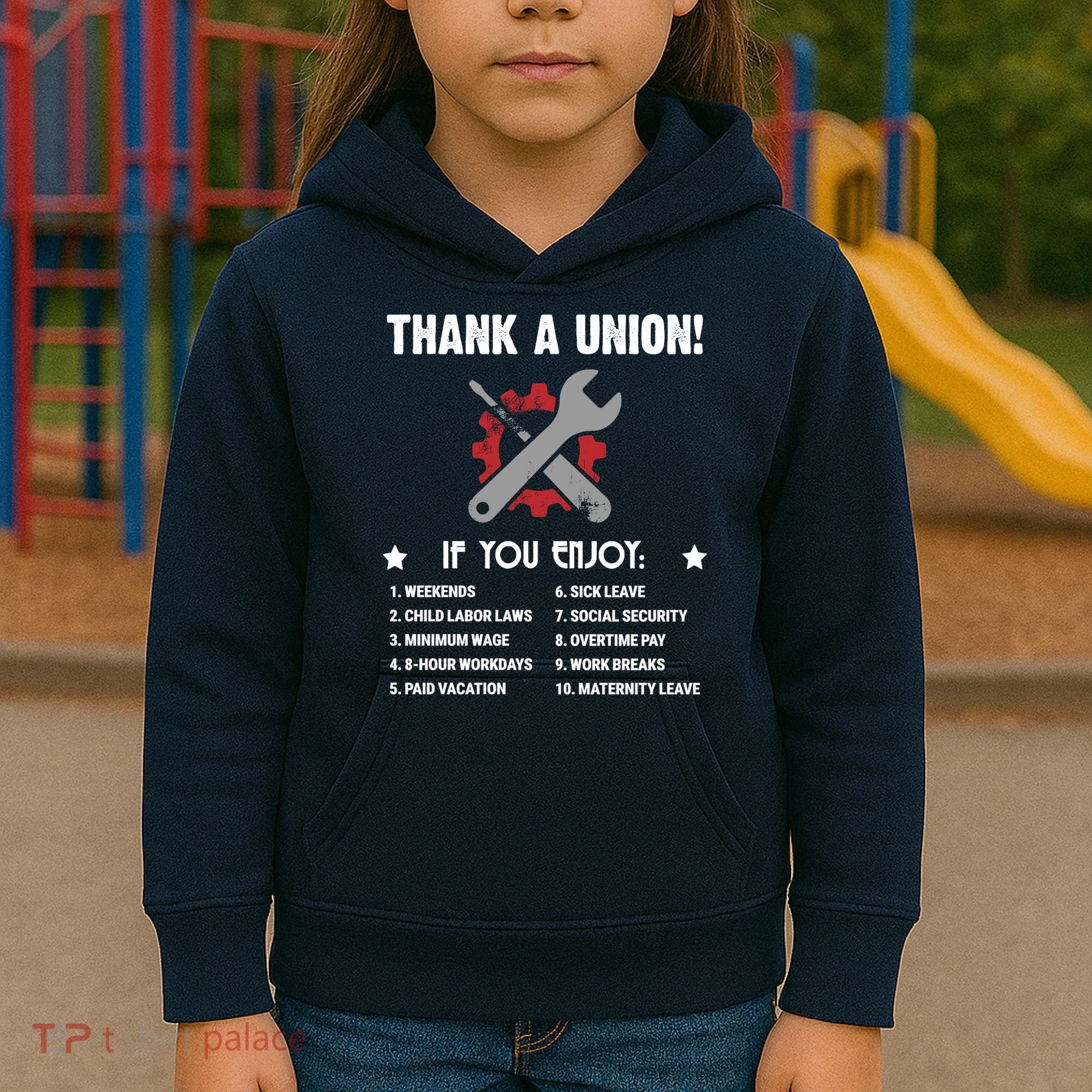 Thank A Union! Kids Hoodie
