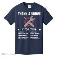 Thank A Union! Kids T-Shirt thumb 0