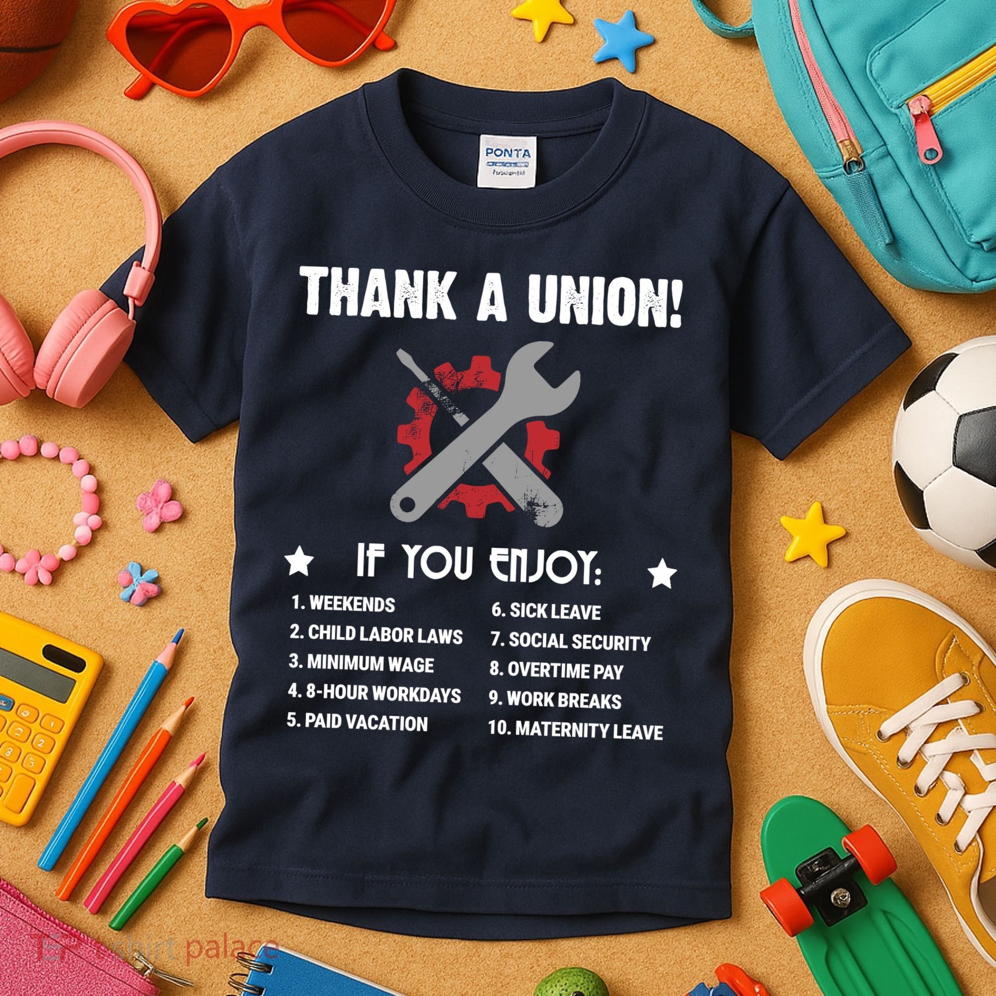 Thank A Union! Kids T-Shirt