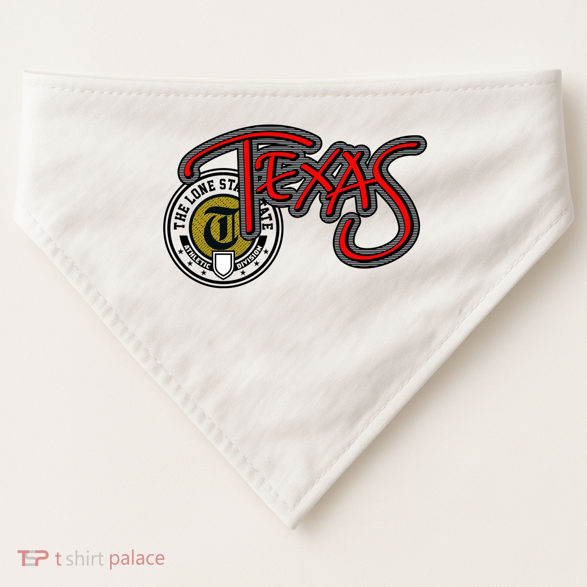 Texas Athletic Urban Logo USA-Made Doggie Bandana