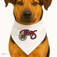 Texas Athletic Urban Logo USA-Made Doggie Bandana thumb 1