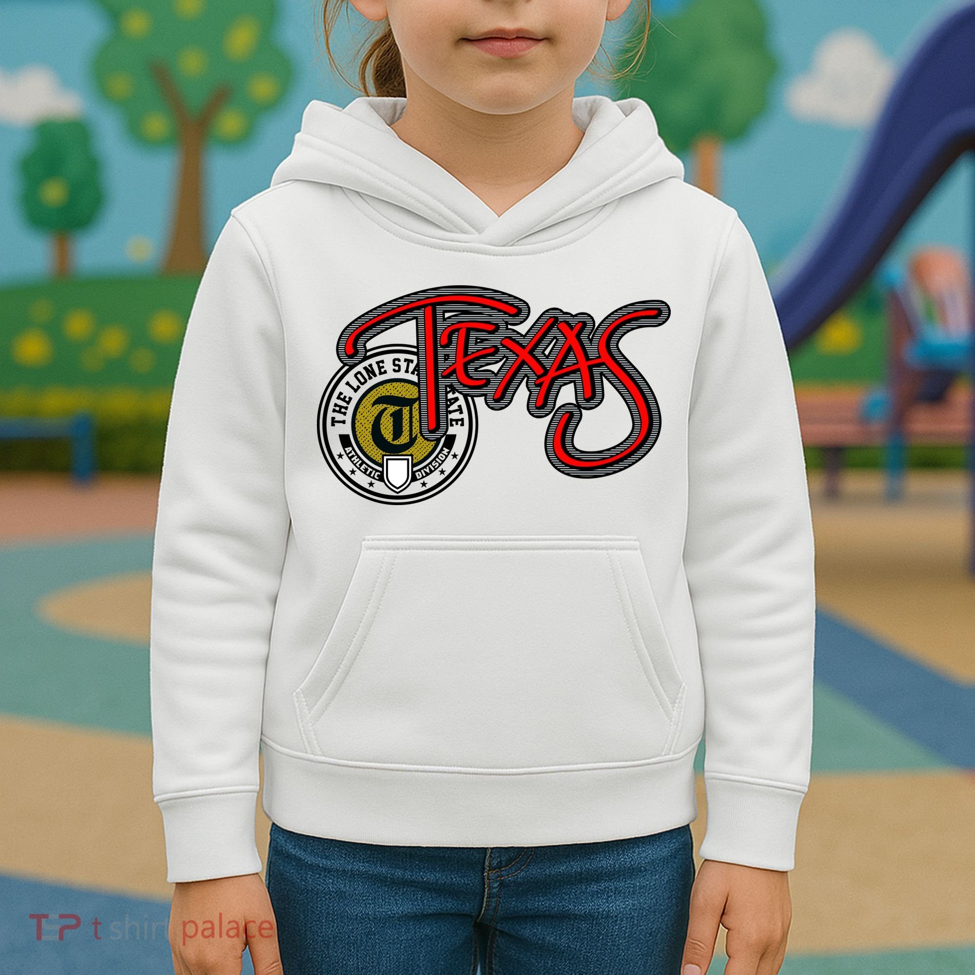 Texas Athletic Urban Logo Kids Hoodie