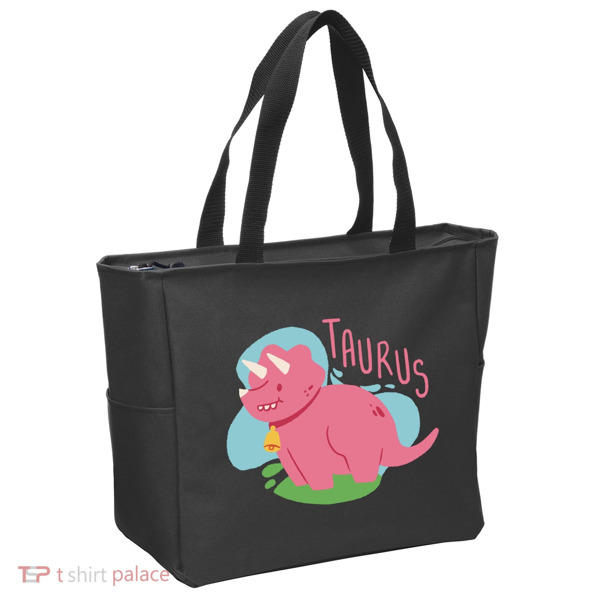 Taurus Dinosaur Tote Bag