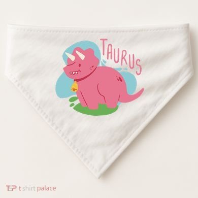 Taurus Dinosaur USA-Made Doggie Bandana