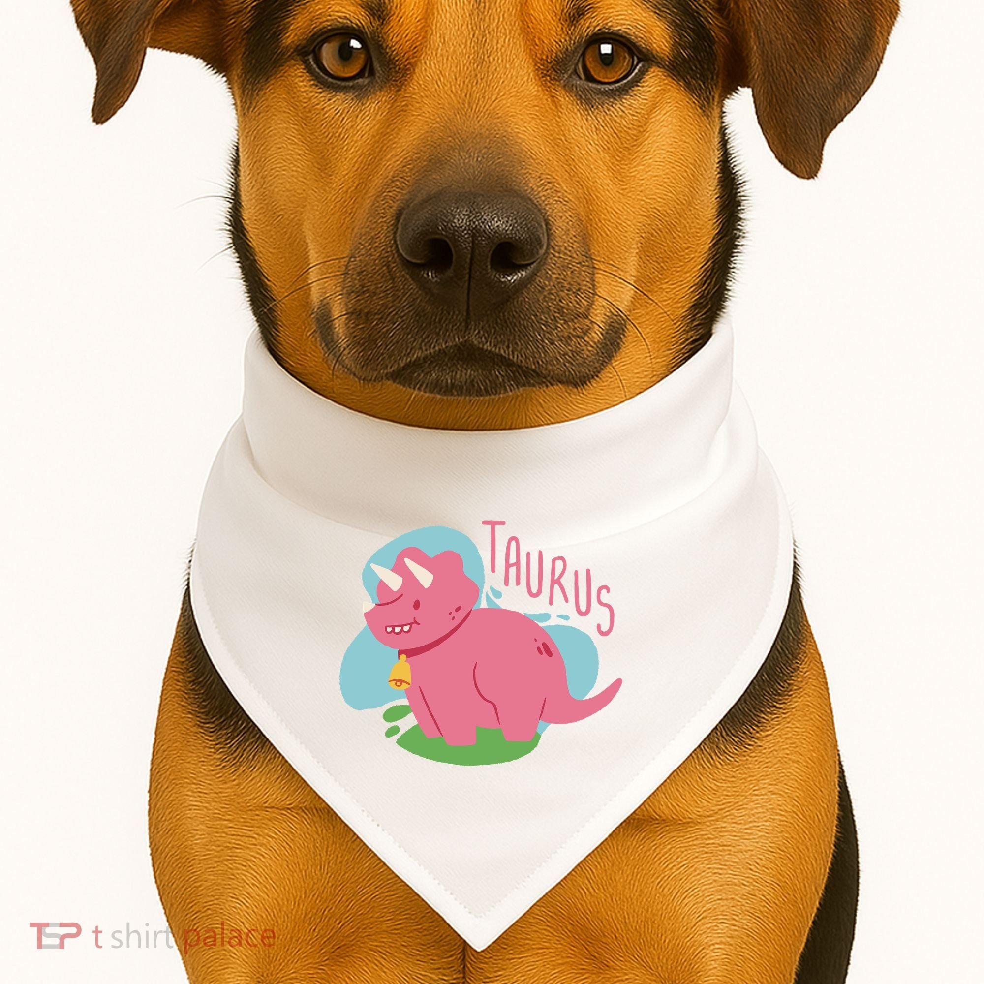 Taurus Dinosaur USA-Made Doggie Bandana