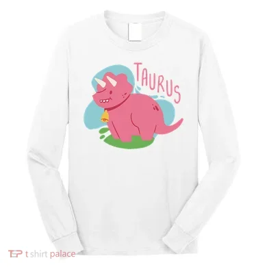 Taurus Dinosaur Long Sleeve Shirt