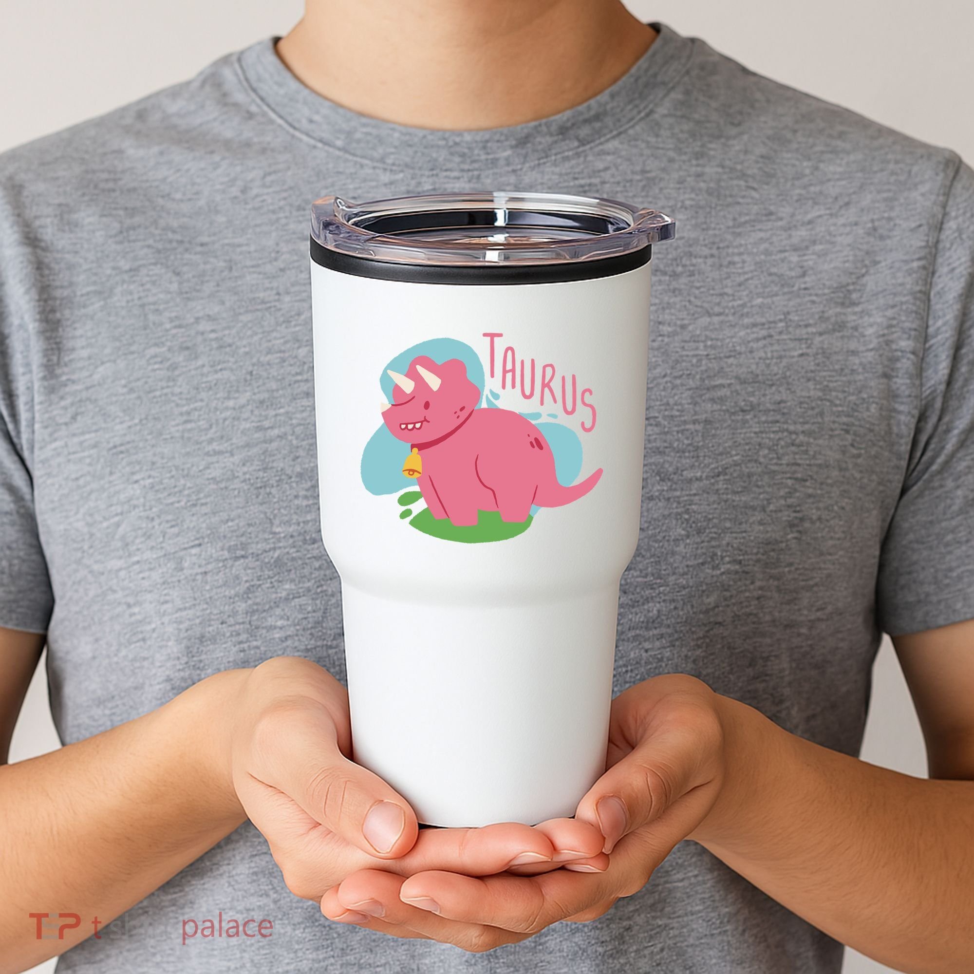Taurus Dinosaur Tumbler