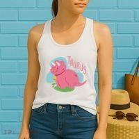 Taurus Dinosaur Women's Tank Top thumb 2