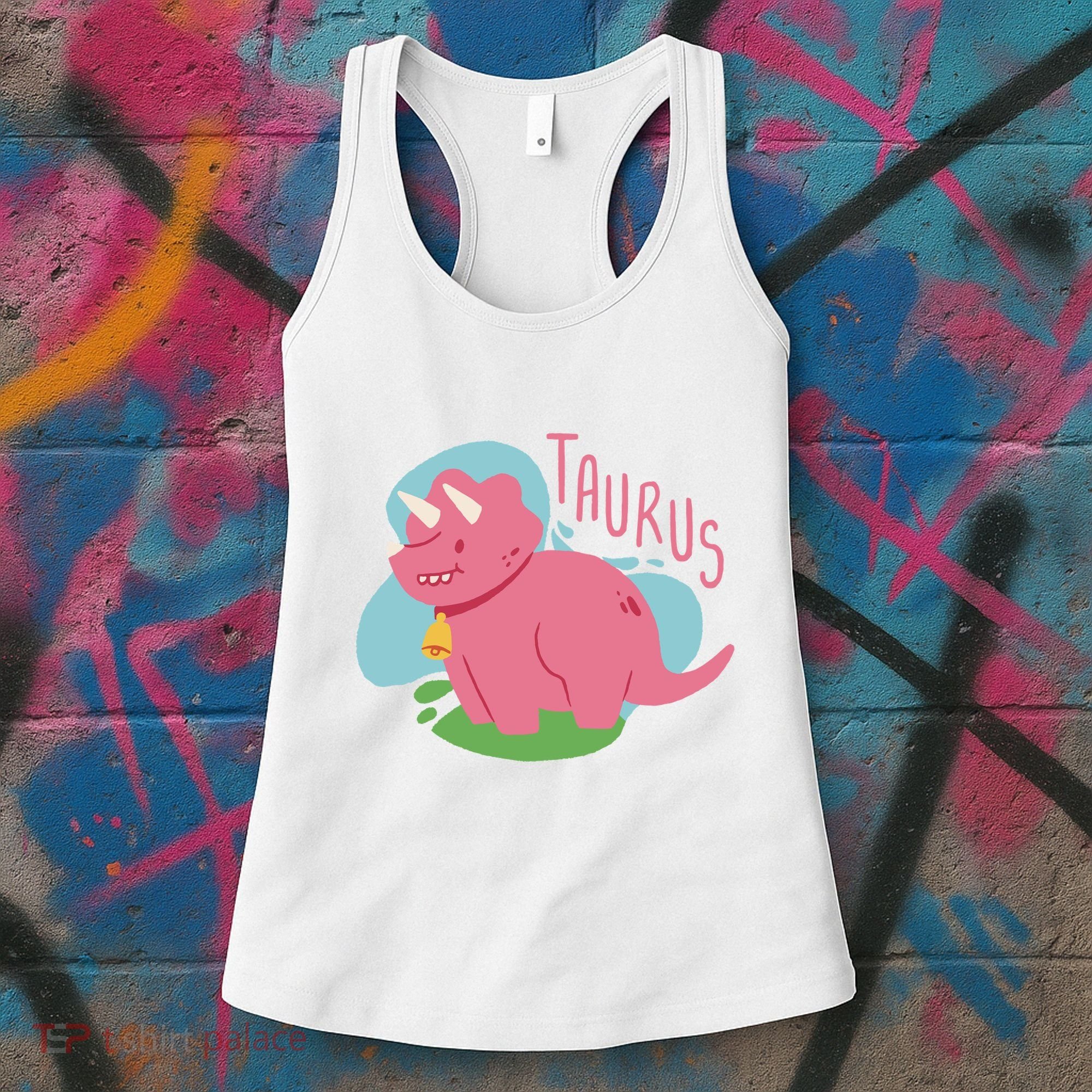 Taurus Dinosaur Women's Tank Top