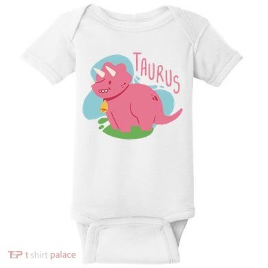 Taurus Dinosaur Baby Bodysuit