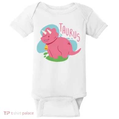 Taurus Dinosaur Baby Bodysuit
