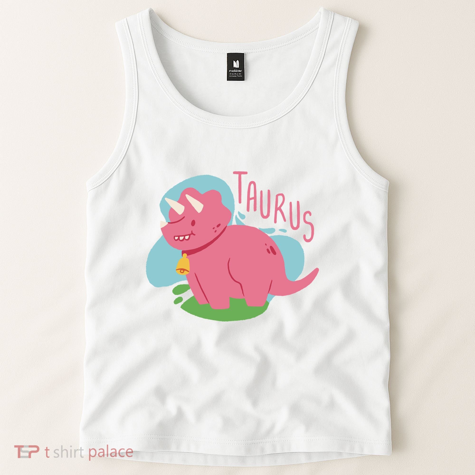 Taurus Dinosaur Tank Top