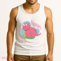 Taurus Dinosaur Tank Top thumb 3