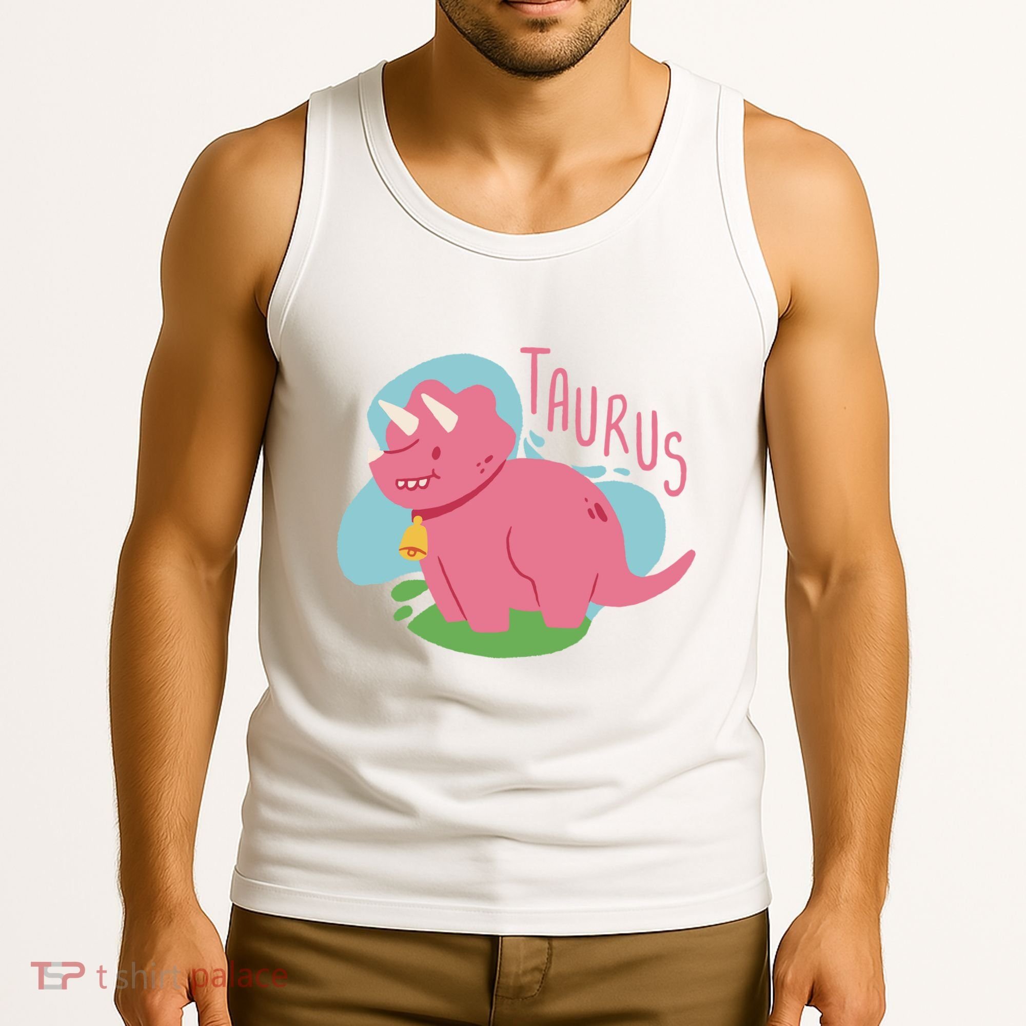 Taurus Dinosaur Tank Top