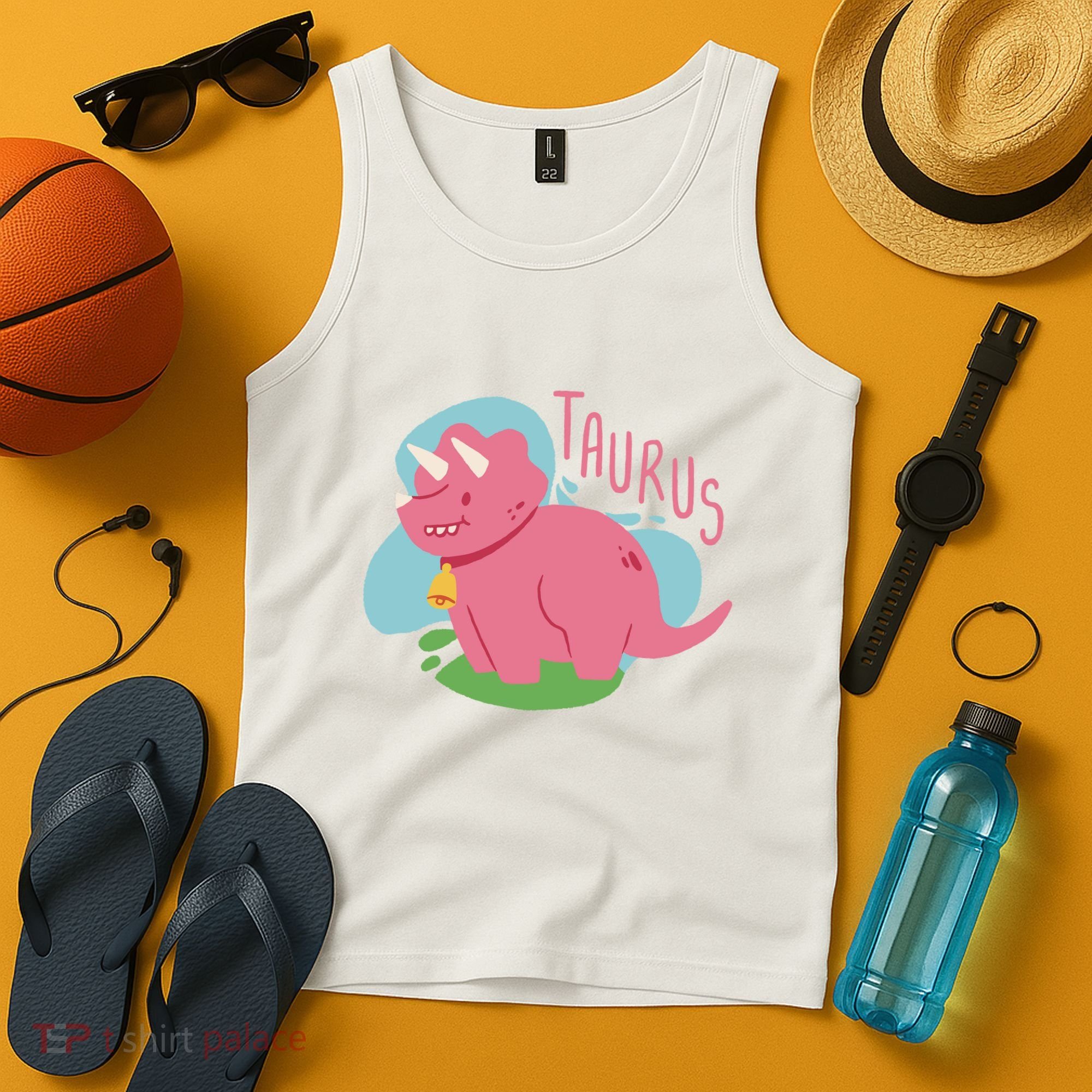 Taurus Dinosaur Tank Top