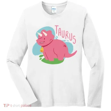 Taurus Dinosaur Women's Long Sleeve Shirt