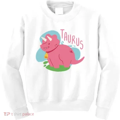 Taurus Dinosaur Kids Sweatshirt