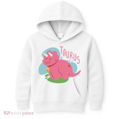 Taurus Dinosaur Kids Hoodie