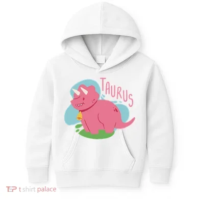 Taurus Dinosaur Kids Hoodie