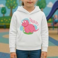 Taurus Dinosaur Kids Hoodie thumb 3