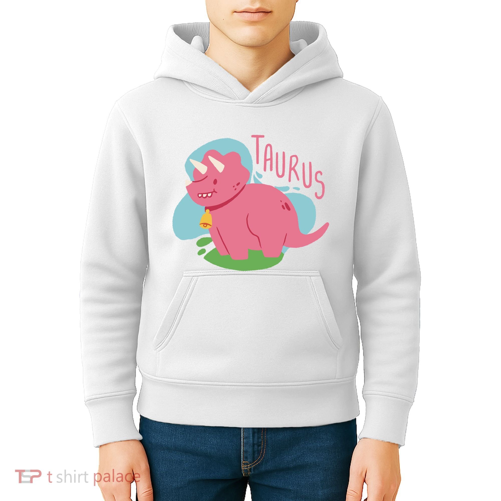 Taurus Dinosaur Kids Hoodie