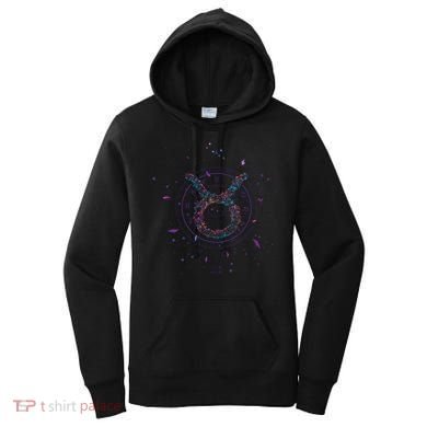 Taurus Floral Zodiac Women's Hoodie