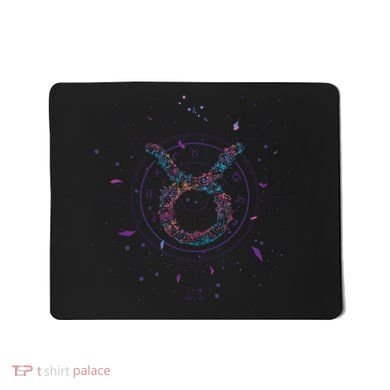 Taurus Floral Zodiac Mousepad