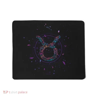 Taurus Floral Zodiac Mousepad