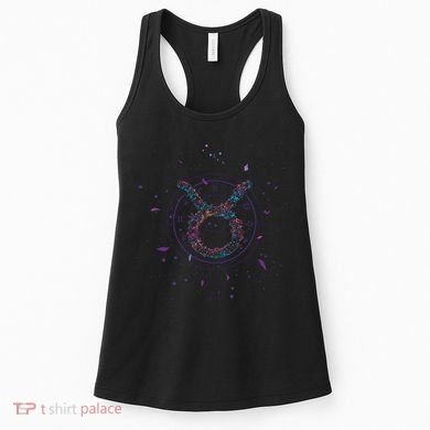 Taurus Floral Zodiac Women's Tank Top