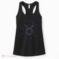 Taurus Floral Zodiac Women's Tank Top thumb 0