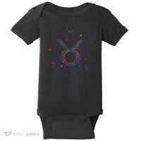 Taurus Floral Zodiac Baby Bodysuit thumb 0