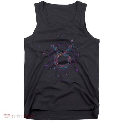 Taurus Floral Zodiac Tank Top