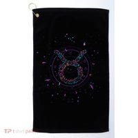 Taurus Floral Zodiac Golf Towel thumb 0