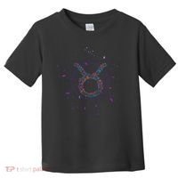 Taurus Floral Zodiac Toddler T-Shirt thumb 0