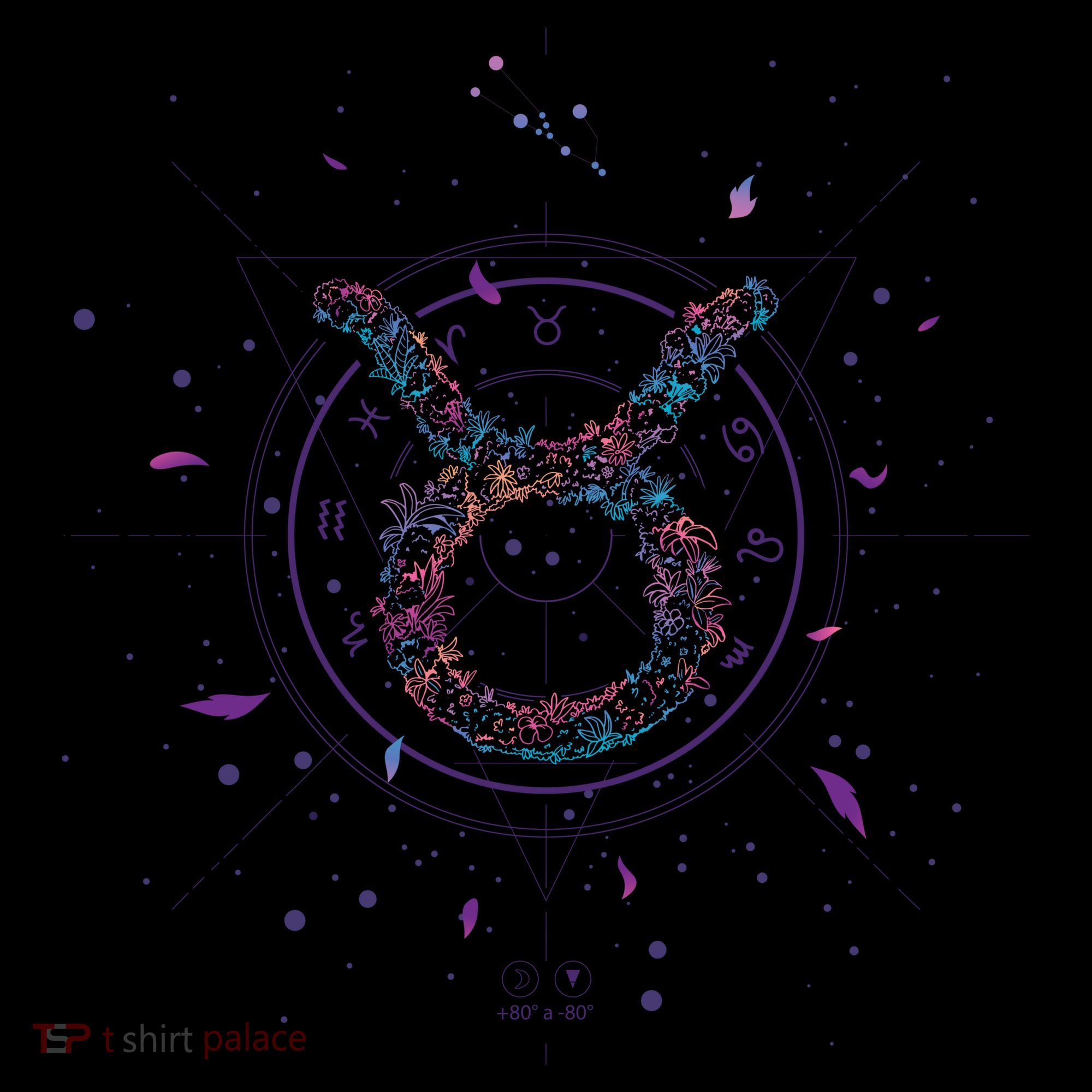 Taurus Floral Zodiac Women's T-Shirt